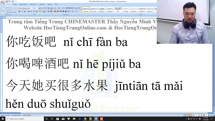 Luyện thi HSK 3 online Đề 10 Nghe hiểu