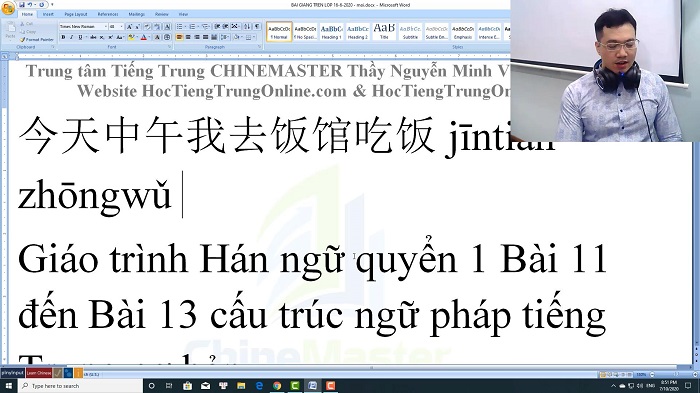 Luyện thi HSK 3 online Đề 12 Đọc hiểu Phần 3
