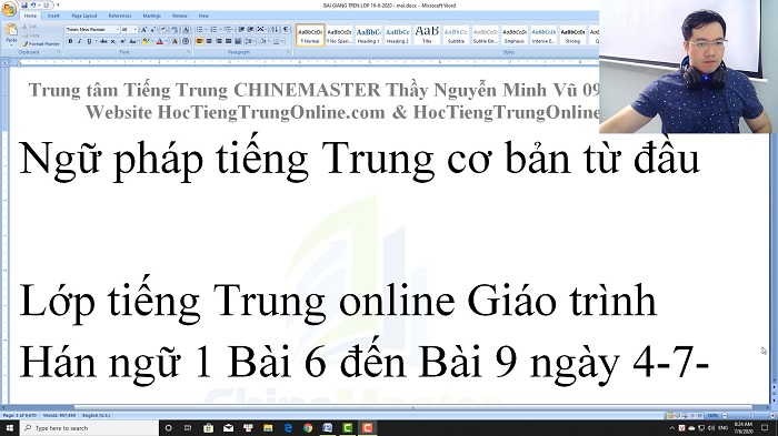 Luyện thi HSK 3 online Đề 14 Nghe hiểu