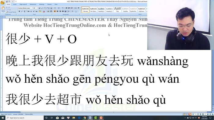 Luyện thi HSK 5 online Đề 2 Đọc hiểu Phần 2