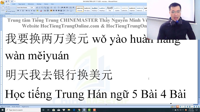 Luyện thi HSK 4 online Đề 21 Đọc hiểu Phần 3