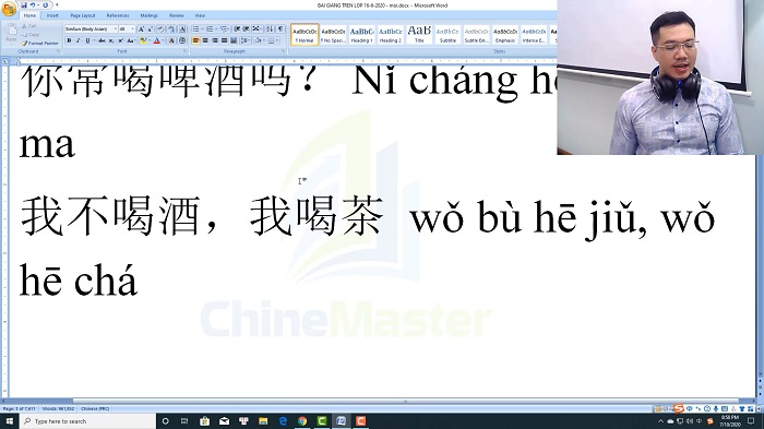 Luyện thi HSK 4 online Đề 22 Đọc hiểu Phần 1
