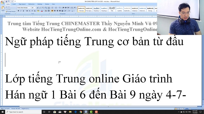 Luyện thi HSK 4 online Đề 8 Đọc hiểu Phần 3