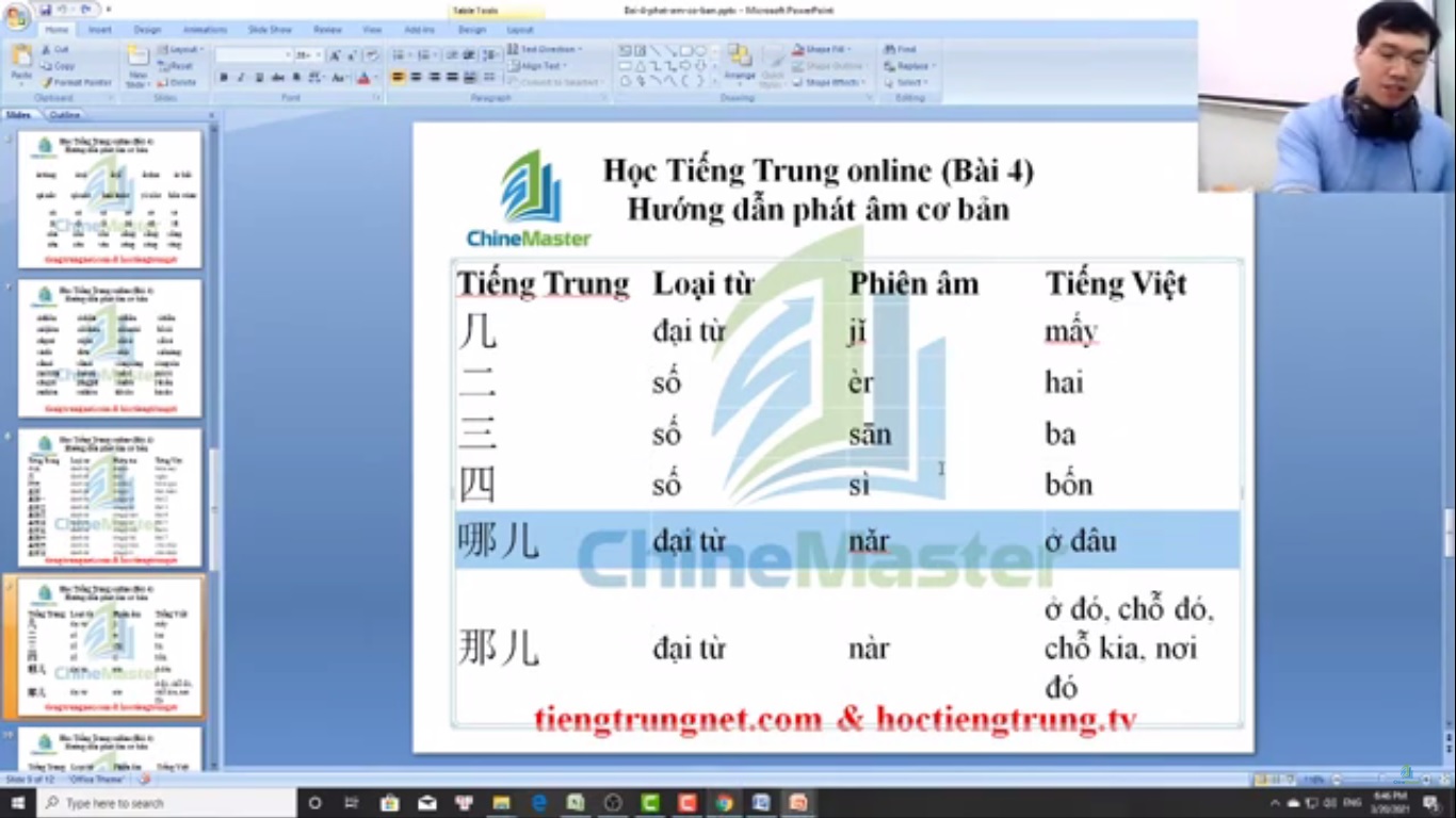 Trung tâm tiếng Trung Quận 10 thi thử HSK online bài 4