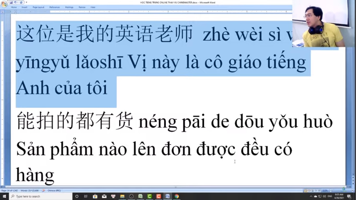 Luyện dịch tiếng Trung HSK 8 online bài 6