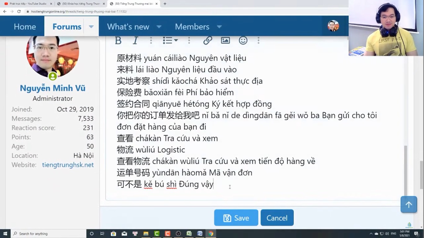 Bài tập luyện dịch tiếng Trung HSK 9 theo tiêu chuẩn HSK mới