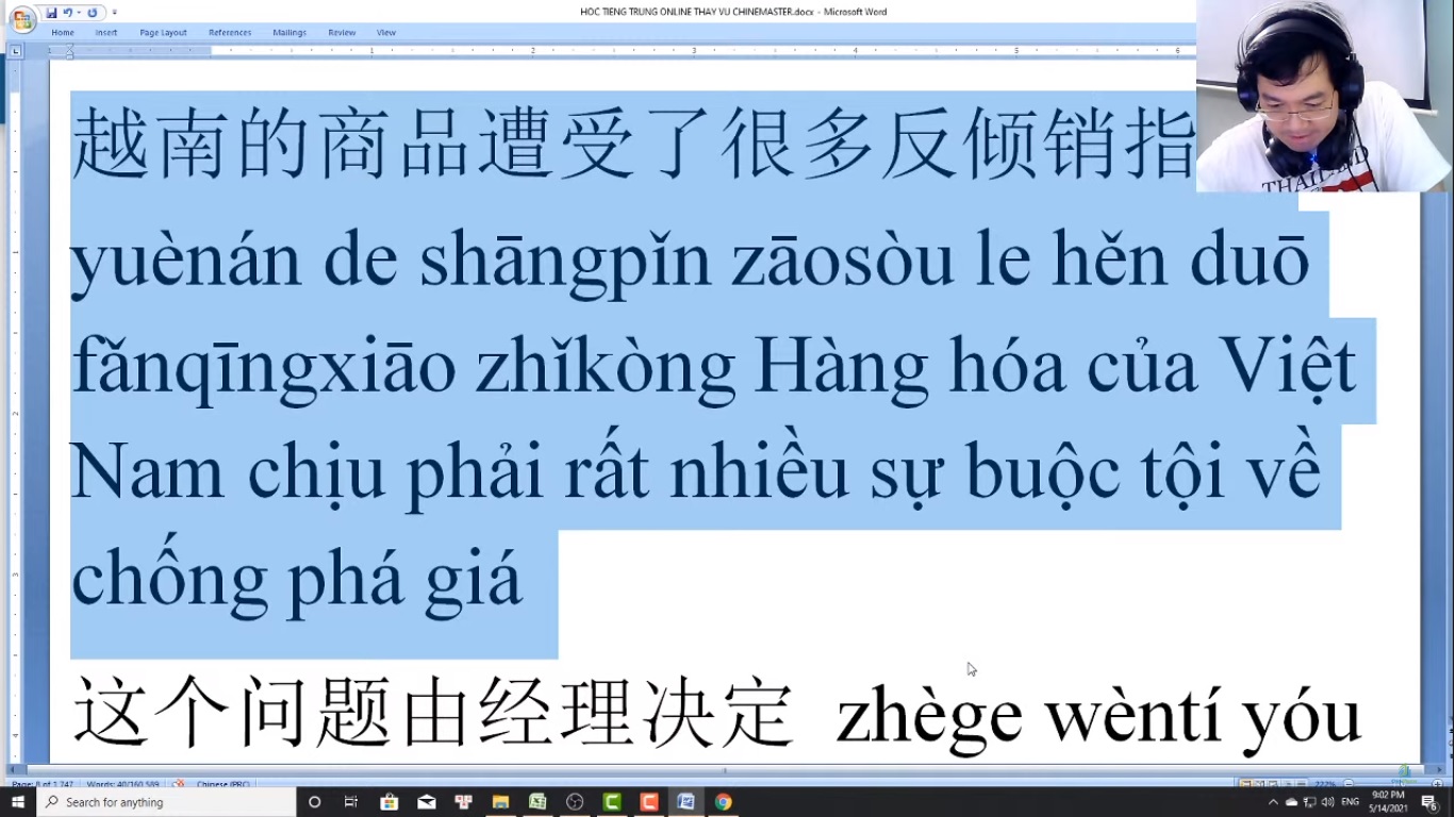 Lớp luyện thi HSK 9 chuyên đề đọc hiểu tiếng Trung HSK 9