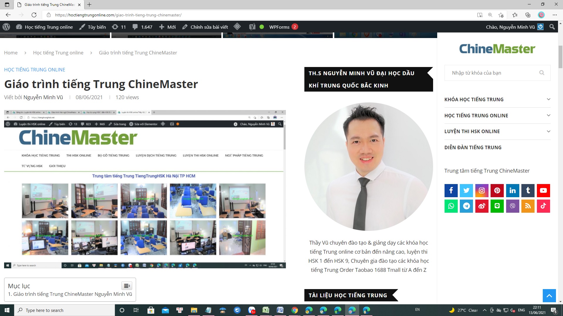 Giáo trình tiếng Trung ChineMaster